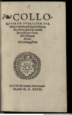 Colloquiorum puerilium formulae