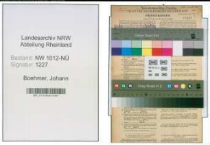 Entnazifizierung Johann Boehmer , geb. 30.04.1883 (Landwirt)