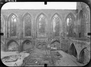 Neubrandenburg. Stadtkirche St. Marien. Inneres nach Norden