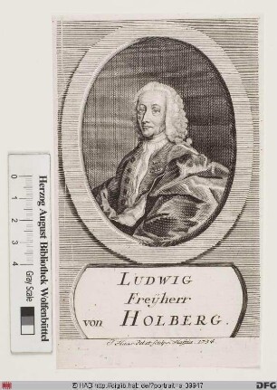 Bildnis Ludvig Holberg (1747 Baron von)