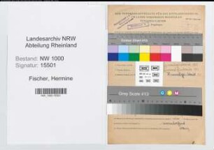 Entnazifizierung Hermine Fischer, geb. 14.03.1913 (Postangest.)
