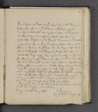 Minsinger. – Dillingen, 14.03.1845