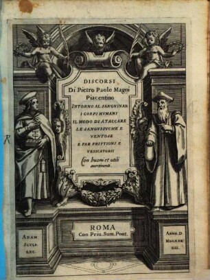 Discorsi intorno al Sanguinar i corpi humani