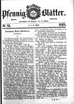 No. 81, 5. u. 6. Juli