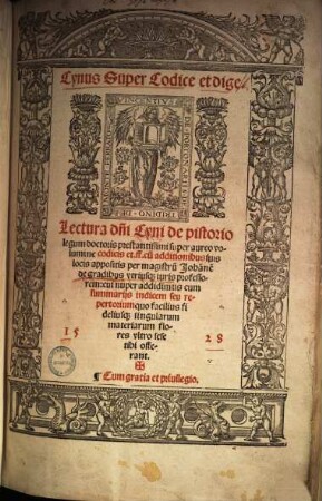 Lectura super aureo volumine codicis et ff. [digestorum] : cum additionibus ... per Johannem de gradibus ...