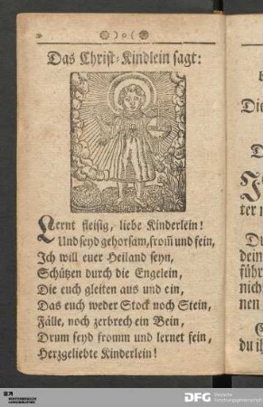 Das Christ-Kindlein sagt: