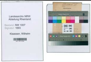 Entnazifizierung Wilhelm Klaassen , geb. 02.12.1908 (Tabakwarengrosshaendler)