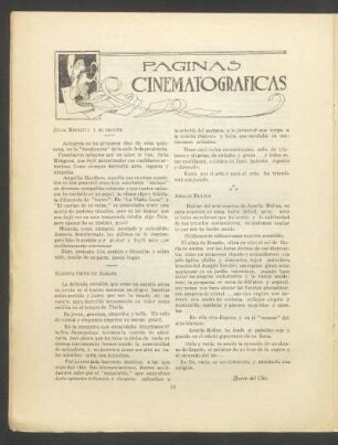 Páginas cinematográficas