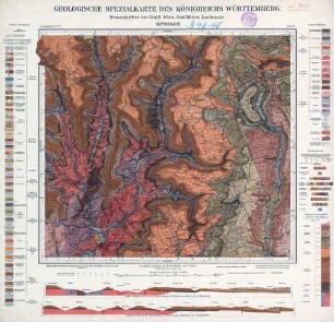 [7616] Alpirsbach, Geologische Spezialkarte des Königreichs Württemberg