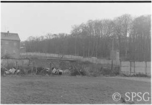 Mauerfall, Potsdam, Klein Glienicke, Grenzanlage.