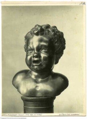 Kopf eines weinenden Putto