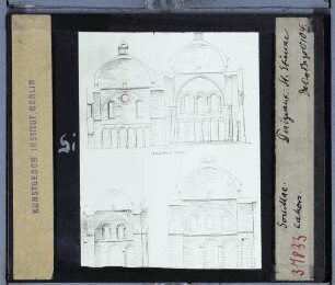 Souillac, Abteikirche Sainte-Marie,Cahors, Kathedrale,Périgueux, Saint-Étienne-de-la-Cité