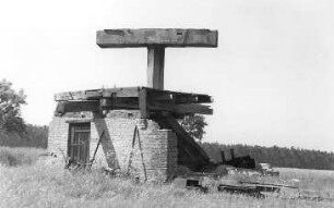 Baruth/Mark-Paplitz. Bockmühle, Reste
