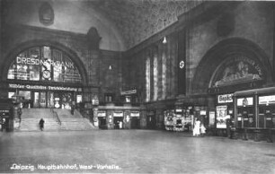 Leipzig, Hauptbahnhof, West-Vorhalle