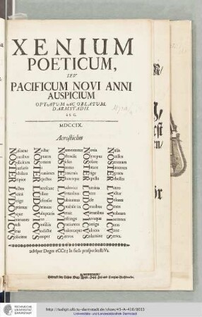 Xenium poeticum ...