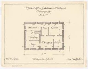 Wohnhaus Bühler, Stuttgart: Grundriss KG 1:100