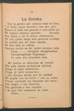 La Geisha