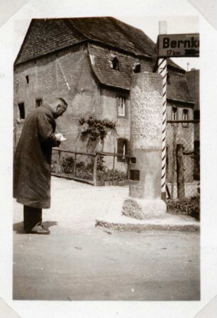 Ernst Wahle auf Moselfahrt Pfingsten 1934