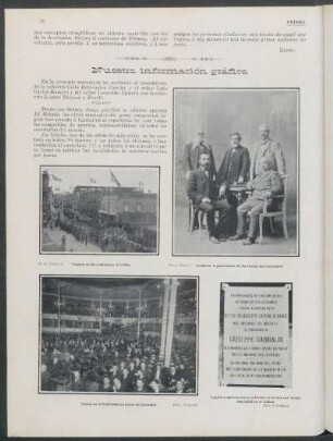 [Fotografía de] Llegada de las comisiones al Callao