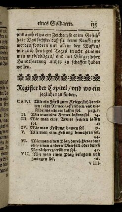Register der Capitel/ und wo ein jegliches zu finden.