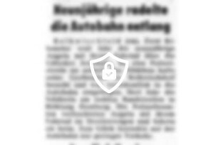 Neunjährige radelte die Autobahn entlang