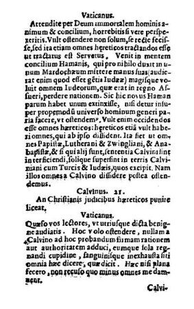 Calvinus. 21. - Calvinus. 40.