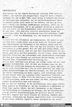 Gentechnologie