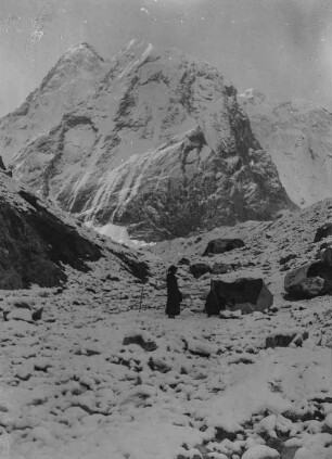 Expeditionslager : Vermutlich ein Lager der Expedition im Tian Shan Hochgebirge