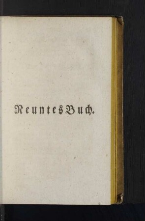 Neuntes Buch.