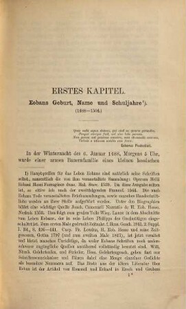 Helius Eobanus Hessus : sein Leben und seine Werke ; ein Beitrag zur Cultur- und Gelehrtengeschichte des 16. Jahrhunderts, 1