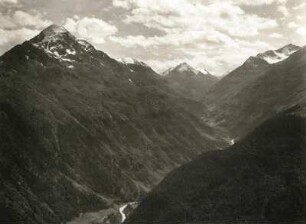 Ötztaler Alpen. Venter Tal mit Brunnkogel