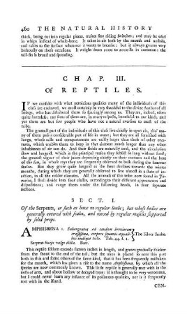 Chap. III. Of Reptiles