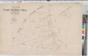 Stadtlohn (Stadtlohn), Teilung der Hengeler und Wendfelder Mark, Sektion 7 Brouillonkarte Vredener Feld