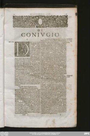 De Coniugio.