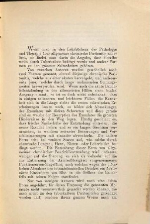 Ueber idiopathische chronische Peritonitis : Inaug.-Diss.