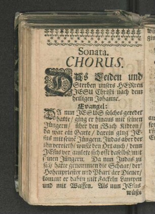 Passio Jesu Christi, Wie es Der Evangelist Johannes beschreibet.