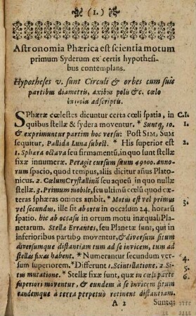 Astronomia sphaerica