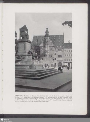 Schweinfurt. Marktplatz mit Rathaus