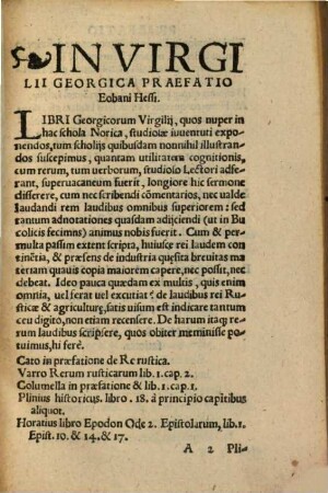 H. Hessi Eobani In P. Virgilii Maronis Georgica annotationes
