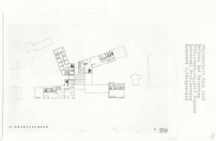 Rathaus, Bonn-Bad Godesberg (Diplomarbeit bei Bernhard Hermkes): Grundriss 2. Obergeschoss
