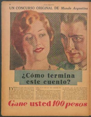 ¿Cómo termina este cuento? : Un concurso original de Mundo Argentino