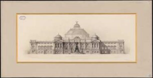 Reichstag, Berlin Zweiter Wettbewerb: Ansicht