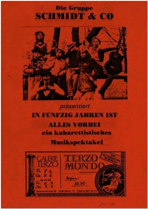 Flugschrift: Die Gruppe Schmidt & Co, 1984