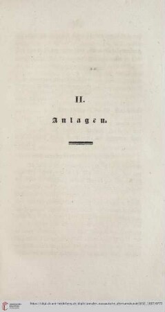 II. Anlagen