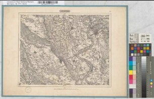 [Topographische Karte 1 : 80.000 von Rheinland und Westfalen-Generalstabskarte -]. Crefeld. Nr. 5. LF 24 B 51°15'. grav. Hosse Berlin 1846