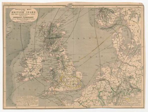 Orographisch-Klimatologische Karte Großbritanniens