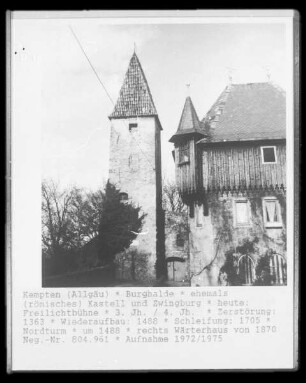 Burghalde — Nordturm