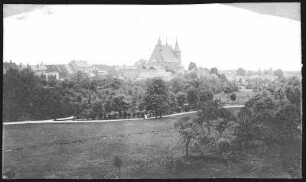 Geithain. Blick vom Stadtpark nach Geithain