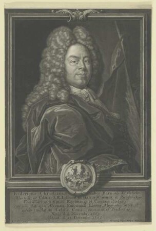 Bildnis des Fridericus Christianus ab Edelsheim