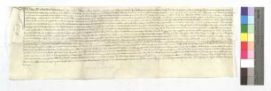 Bestandlehenrevers Adam Müllers von Erstetten zu Pfronstetten gegen die Äbtissin Maria Cleopha von Reischach und den Konvent des Klosters Söflingen, um den von seinem Schwäher gekauften Hof zu Pfronstetten.